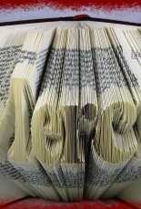 folding book "MERCI" (thank you)