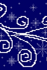 Cathy Drolet - Swirly Snow, 2007 - 123Stitch FREE