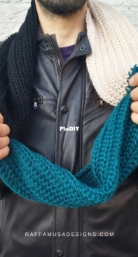 Raffamusa Designs - Raffaella Tassoni - Double Wrap Infinity Scarf