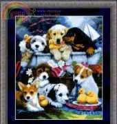 Kustom Krafts 98063 Bath Time Puppies