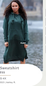Petite Stitchery Co - Ashley R - Adult Soto Sweatshirt and Dress - Sizes XS-4X