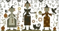 Creative Poppy - Barbara Ana Designs BAN284-072019 Three Witches PCS + XSD