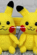 Left Handed Crocheter - Jennifer Adams - Little Pikachu - Free