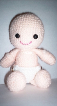 Rowena Hoult - Morgan - Basic Unisex Amigurumi Baby Doll - Free