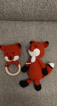 Crochet fox set