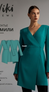 Viki Sews - Emily Dress -  Платье Эмили - Sizes 34-52 - Russian