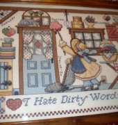 I Hate Dirty Words Cross stitch :)
