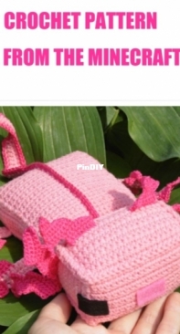 Komleva Tatiana - Axolotl from The MinCraft Game