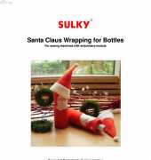 Sulky-Santa Claus wrapping for bottles