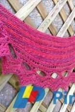 Sunset Frost Shawl by Alla Saenko