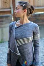 River Springs Cardigan by Jenny Faifel - SweaterFreak