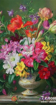 7 elephants 86- Flower Still Life