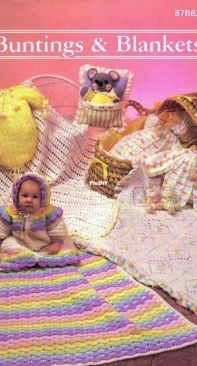 Annies Attic Crochet 87B82 Buntings & Blankets