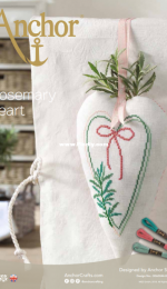 Anchor Studio Design No.: 0060044-00901-10 - Rosemary Heart - Free
