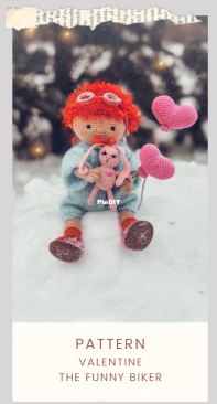 Sveta Lutik Toys - Svetlana Lutik - Valentine the Funny Biker