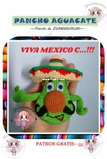 Zombiegurumi - Luisa Contreras - Pancho avocado - Spanish - Free