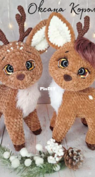Oxy Knitting - Oksana Koroleva - Оксана Королева - Little Deer - ОлеНяшка - Russian