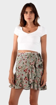 Made Label - Buttercup Mini Wrap Skirt - Sizes US 0-18