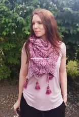 Josie*s Garden Shawl by Emelie Litwin-Free