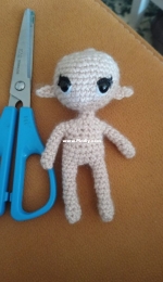 Making my little fairy.