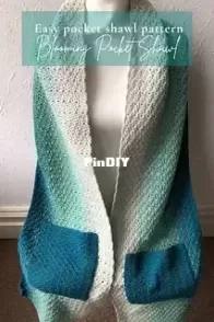 Men My Hook - Bernadine Graham - Blooming Pocket Shawl