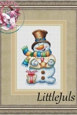 LittleJuls Rainbow Snowman by Julia Asmanova