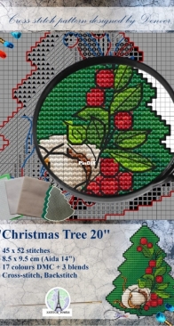 Xstitch Tower - Christmas Tree 20 by Elzbieta Wrzalik / Denver