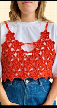 Cucurucu crochet - zinnia top