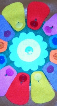 felt toy with knots