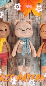 Cozy Yarn Friends - Bear - Free