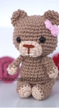 Receitas Carneirinho - Izabel Carneiro - Mini Bear - Mini Urso - Portuguese