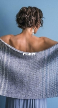 Gradient Sea Wrap by Expression Fiber Arts