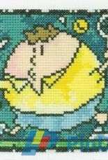 Heritage Stitchcraft Squircles QSTM113 Tim The Tennis Player by Peter Underhill