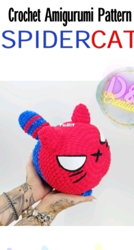 DI Creations / DandICreations / DICreationsStore / DIAmigurumiCreations - Davina and Ivana - SpiderCat