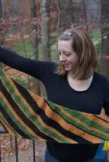 Tri Color Shawl by Betsy Quillen - Free