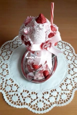 Who wants to snack on my strawberry sundae?