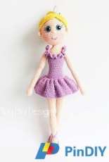 Amigurumi Aşkına - Tiny Mini Design - Demet Karabayır - Amigurumi Ballerina Doll - Spanish - Translated