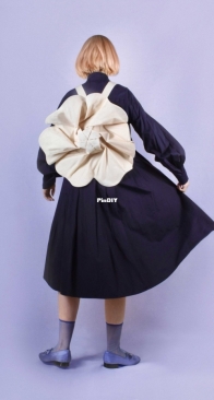 FlowerTwist Hex Bag by Katie Roberts-Wood