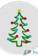 Daily Cross Stitch - Holiday Tree