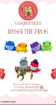 Vasq Boutique - Rosa Vasquez - Reggi the Frog
