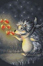 Hedgehog is no Longer in the Fog by Lyubov Vodenikova