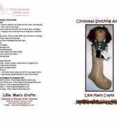 Lillie Maes Crafts -  Christmas Stocking Annie