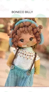 Suen Baby Amigurumi - SuenBabyAmigurumiTR - Aysun - Billy Doll - Boneco Billy - Portuguese - Translate