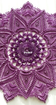 Galyna Borysova - Галина Борисова - Aurelia Doily - Салфетка Аурелия - Russian