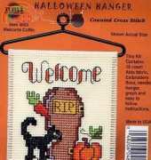 Needle Magic Inc. NMI Halloween Hanger 4603 - Halloween Welcome Hanger