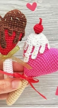 carmen crochet - Heart Ice cream - Free