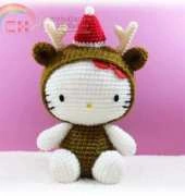 Furinn- Hello Kitty in Christmas Reindeer