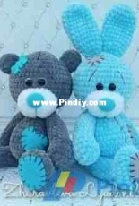 Lyudmila Zhuravleva - Bear with blue nose - Me To You Teddy Bear - Russian