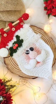 Mister Croche - Rodrigo Augusto Duarte - Santa Claus Wall Hanging - Flâmula Papai Noel - Portuguese