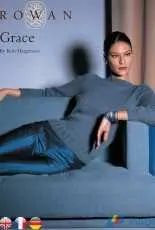 Grace pullover by Kim Hargreaves, English, French, German - Free